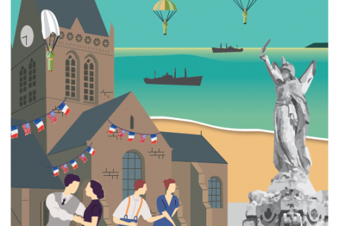 La Normandie célèbre du 28 mai au 12 juin 2021 le 78ème Anniversaire du Débarquement de Normandie.